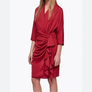 all saints raspberry silk dress 6